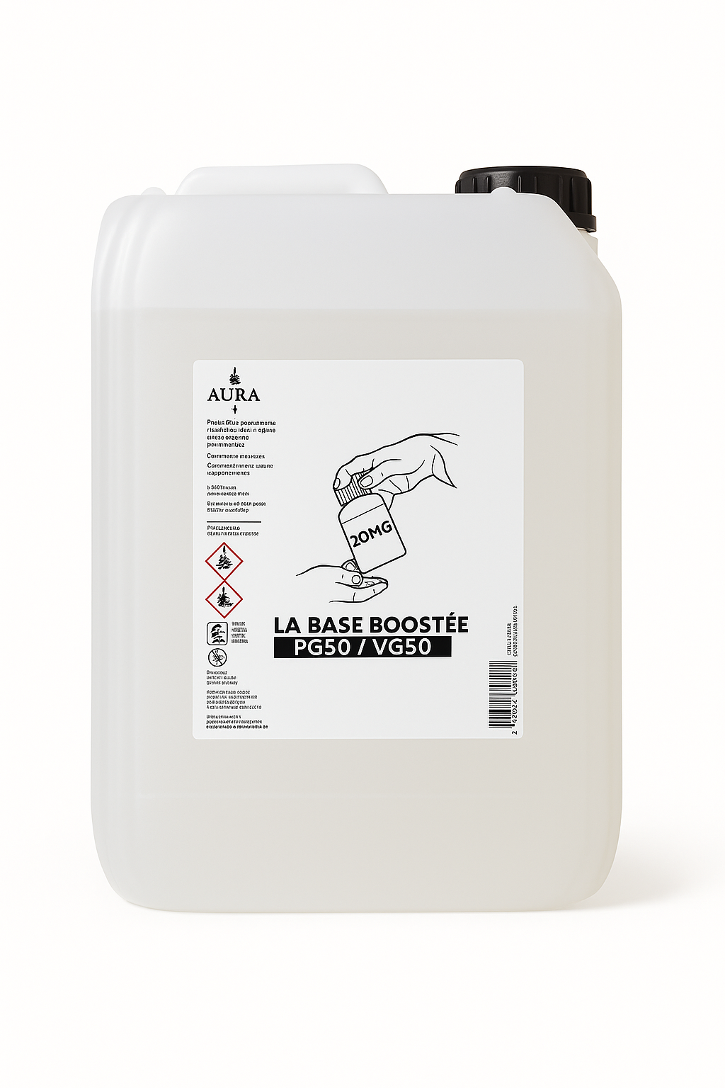 La Base 5L Boostée 50/50 20mg